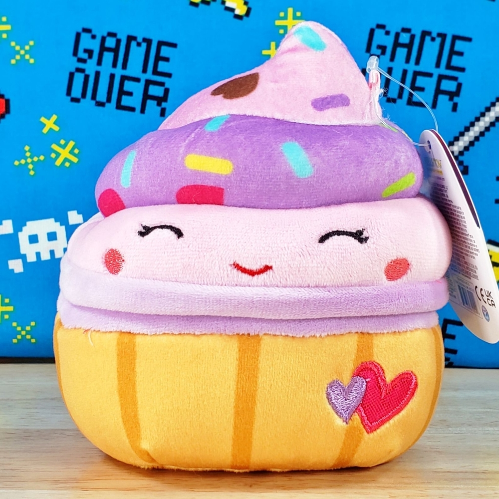 Squishmallow Kimmie the Cupcake 5" UltraSoft Stuffed Valentine's Day Plush NWT
